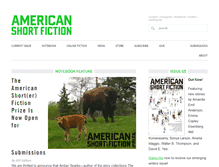 Tablet Screenshot of americanshortfiction.org